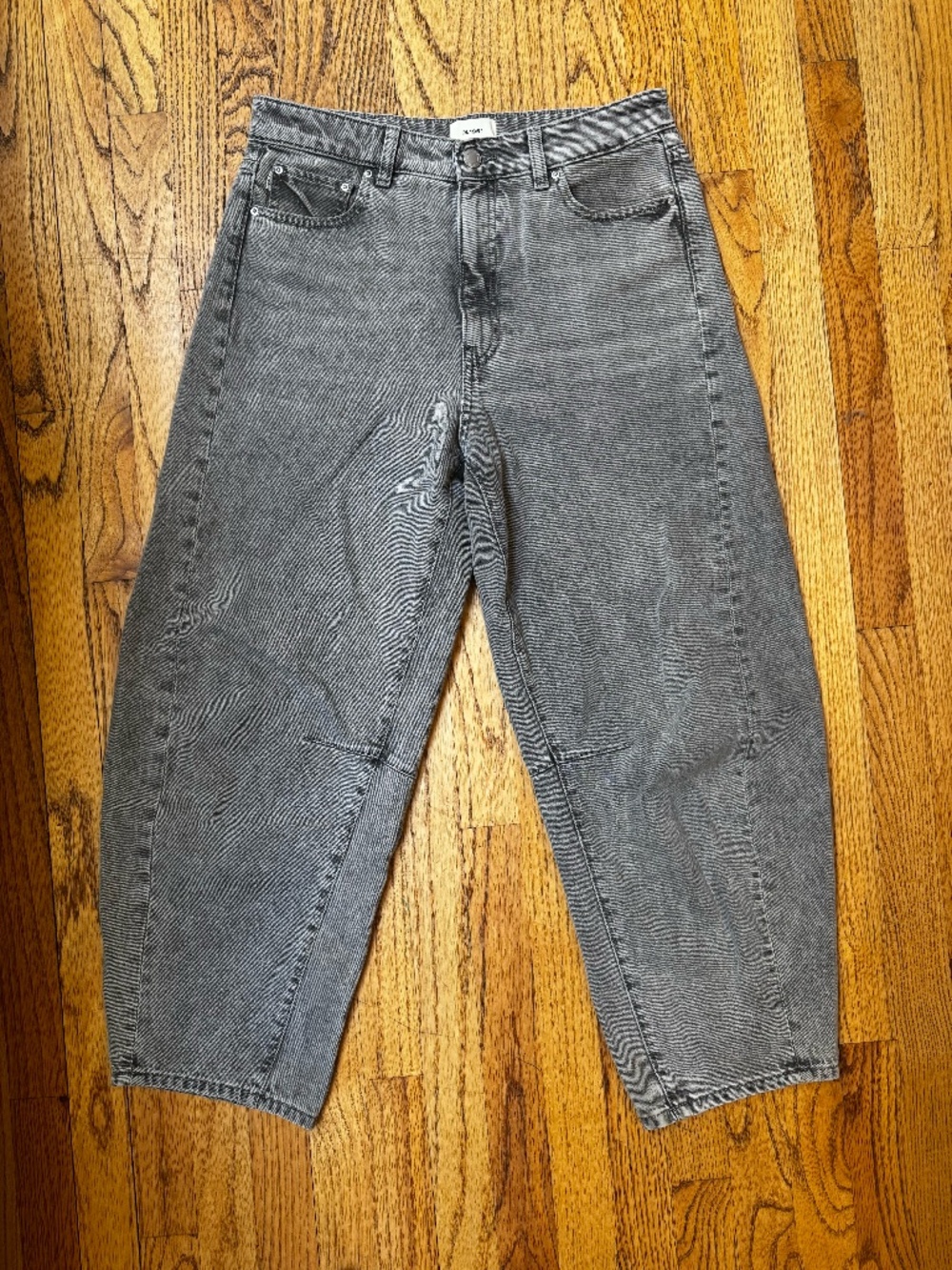 DL1961 Barrel Leg Jeans- grey, size 29